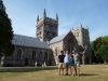 At Wimborne Minster with Dorset Day Trips