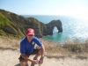 Daren, Dorset Day Trips\' Driver at Durdle Door